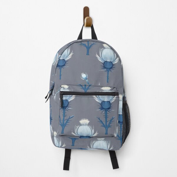Item preview, Abstract Blue Thistle Pattern Design designed and sold by Rue Market.