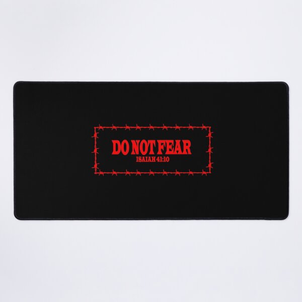 Item preview, isaiah 41 10 - do not fear | bible verse | scripture verse- thorns red typography designed and sold by ZechJohnRB.