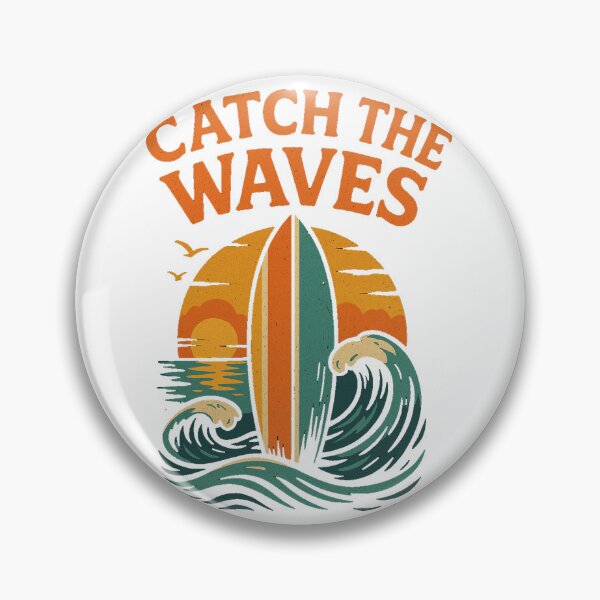 Item preview, Catch the Waves Surfboard designed and sold by LiveOutdoor.