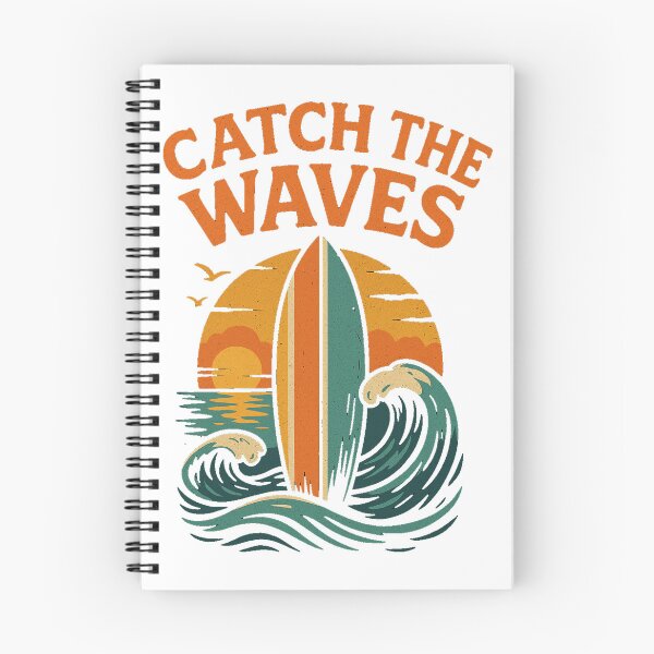 Item preview, Catch the Waves Surfboard designed and sold by LiveOutdoor.
