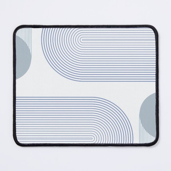 Item preview, Boho minimal earth essence circle arch misty blue cool gray sage green soft indigo designed and sold by zephstudoartist.