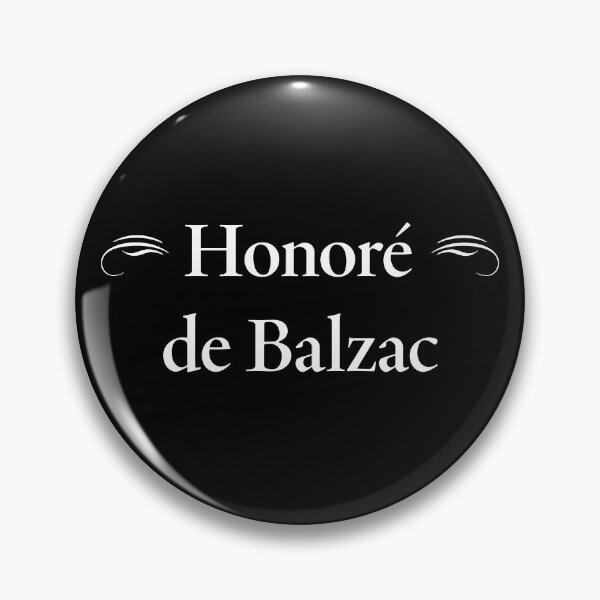 Item preview, Honoré de Balzac, French Novelist and Playwright, Classic Literature designed and sold by CharlottePlaceArt.