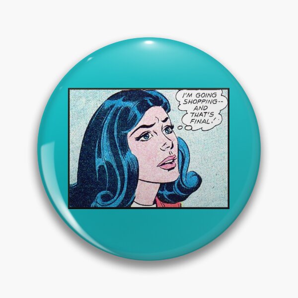 Item preview, "I'm going shopping and that's Final!"-vintage retro comics 1950’s comics, 1950 comic designed and sold by OneCatShop.