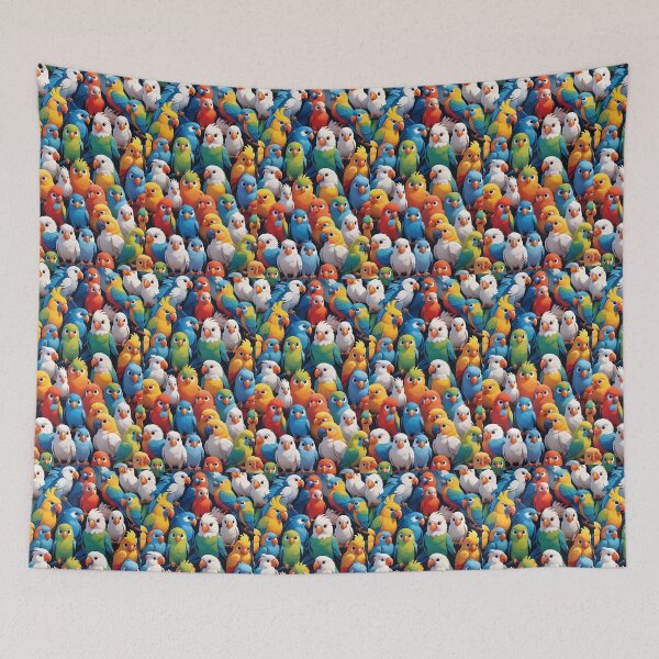 Item preview, Beautifull parrots all together designed and sold by basitcv.