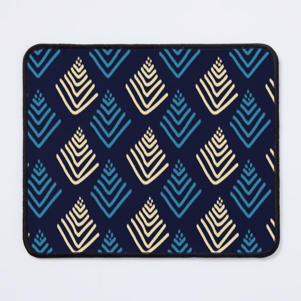 Item preview, Yellow Blue Seamless Fabric Patterns designed and sold by iSaRinRaDa.