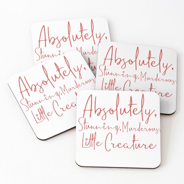 Item preview, Absolutely Stunning Murderous Little Creature | Feral Book Lover Quote designed and sold by AvviareArt.