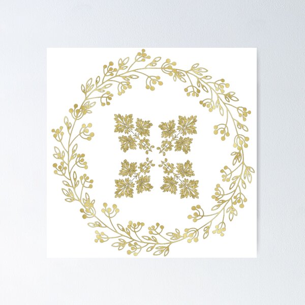 Item preview, Black Gold MANDALA Art designed and sold by Daisy Core.