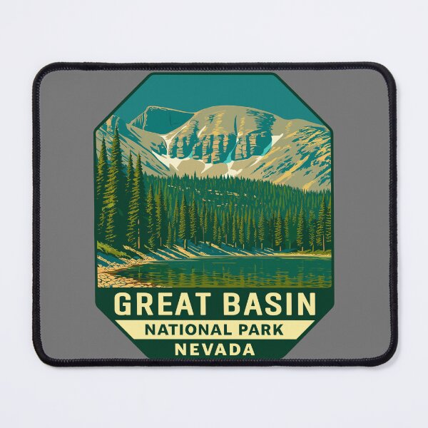 Item preview, Great Basin National Park Retro Desert Mountain Sticker designed and sold by Ismeal Von.