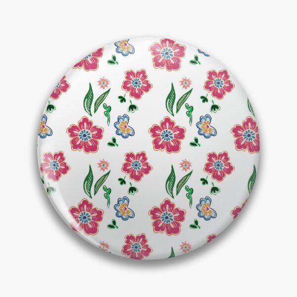 Item preview, Flower Red Green Seamless Fabric Patterns designed and sold by iSaRinRaDa.