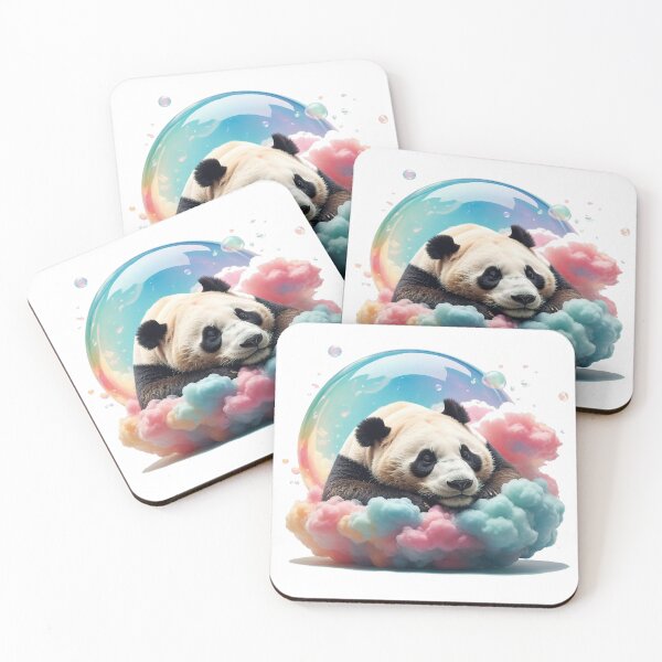 Item preview, Dreamy Panda in Bubble Cloud - AI Art designed and sold by FormIsle.
