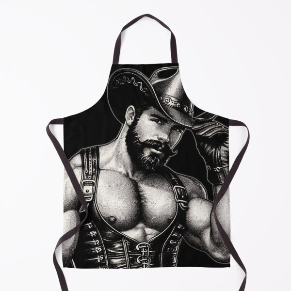 Item preview, Gay San Francisco Leather Howdy Cowboy Gay Pride Graphic Design designed and sold by ItsAKinkThing.
