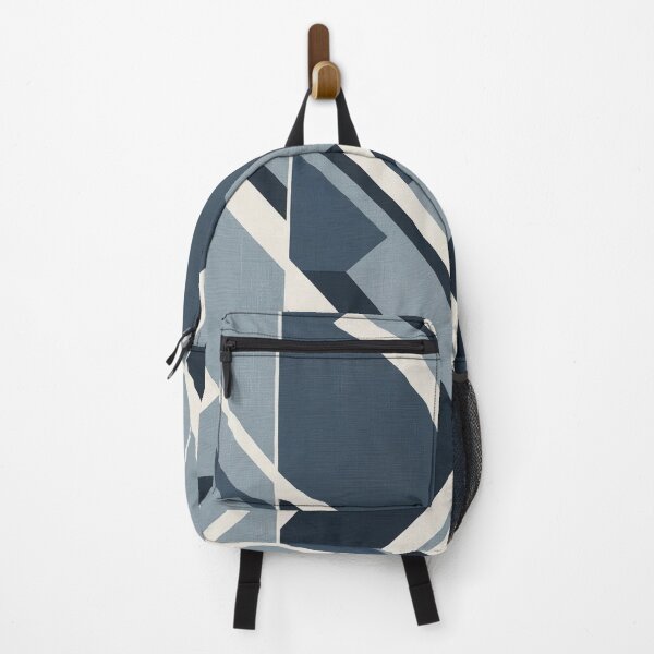 Item preview, Abstract Geometric Art in Blue Tones designed and sold by Rue Market.