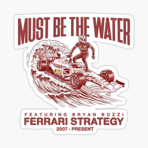 Item preview, "Must Be The Water" Ferrari Strategy designed and sold by Studio F1Grid.