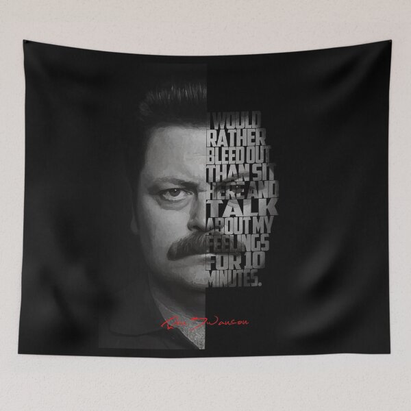 Item preview, Ron Swanson Quote Poster – Parks and Rec designed and sold by Enea Kelo.