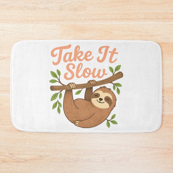 Item preview, 	Take It Slow Sloth Branch designed and sold by LiveOutdoor.