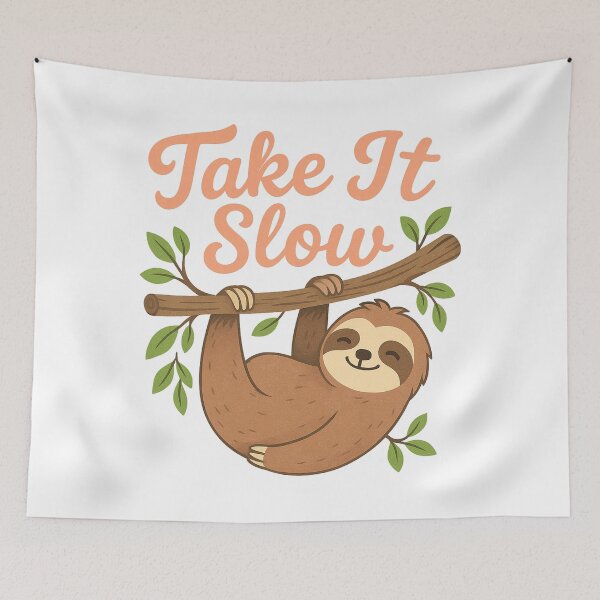 Item preview, 	Take It Slow Sloth Branch designed and sold by LiveOutdoor.