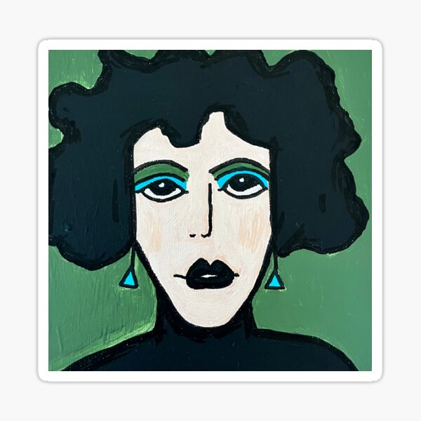 Item preview, Mysterious Woman designed and sold by CathPainting.