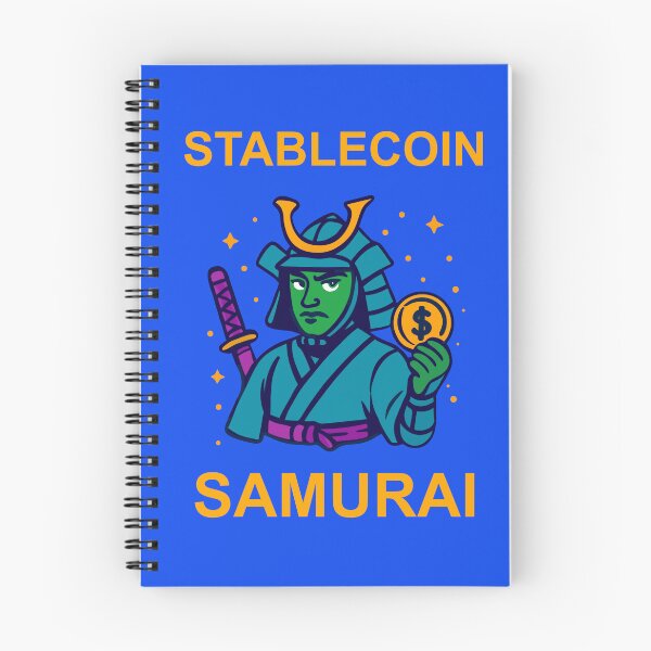 Item preview, "Stablecoin Samurai" – Strength & Stability in Crypto Design designed and sold by BitCrop.