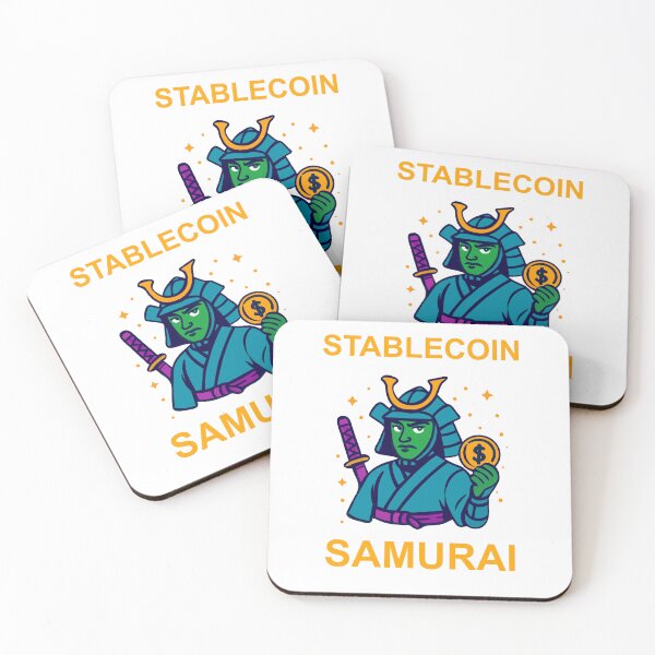 Item preview, "Stablecoin Samurai" – Strength & Stability in Crypto Design designed and sold by BitCrop.