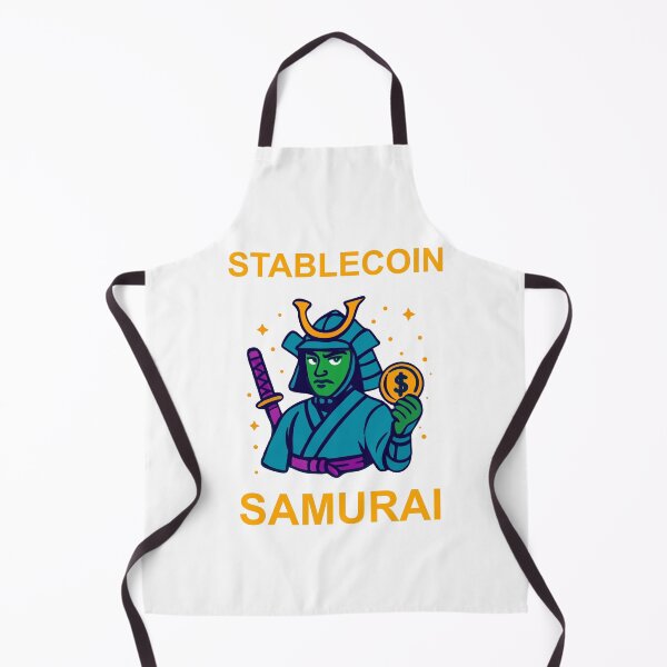 Item preview, "Stablecoin Samurai" – Strength & Stability in Crypto Design designed and sold by BitCrop.