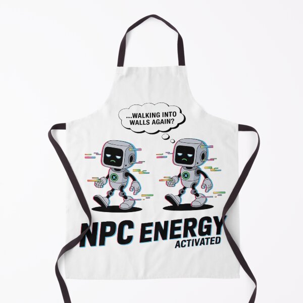 Item preview, NPC Energy – Relatable Gamer Shirt designed and sold by KostekArtShop.