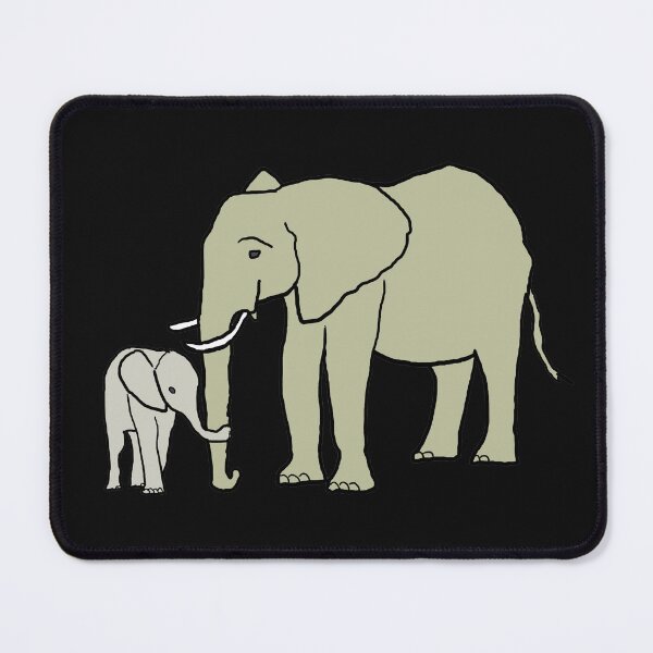 Item preview, Elephant Mother and Child designed and sold by Mark-Ewbie.