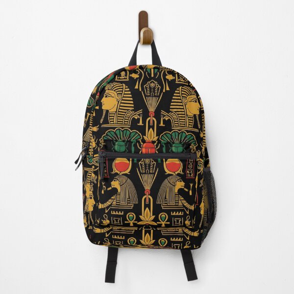 Item preview, Ancient Egyptian Patterns Collection: Hieroglyphs, Gods & Pharaohs in Gold & Black designed and sold by AV.