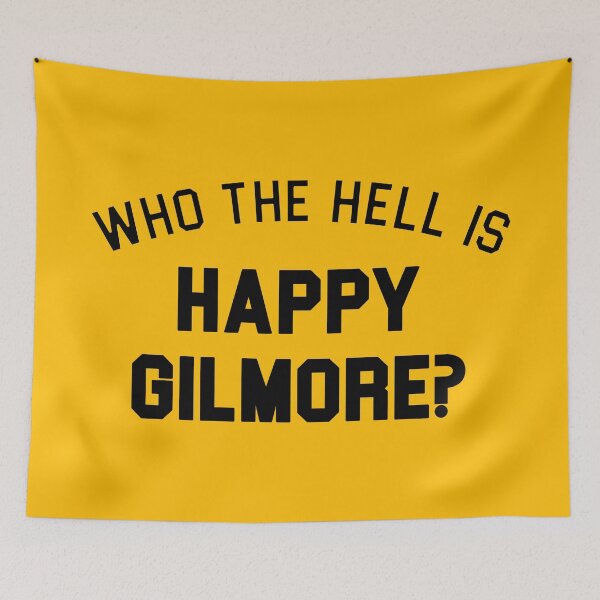 Item preview, Who The Hell Is Happy Gilmore? designed and sold by darklordpug.