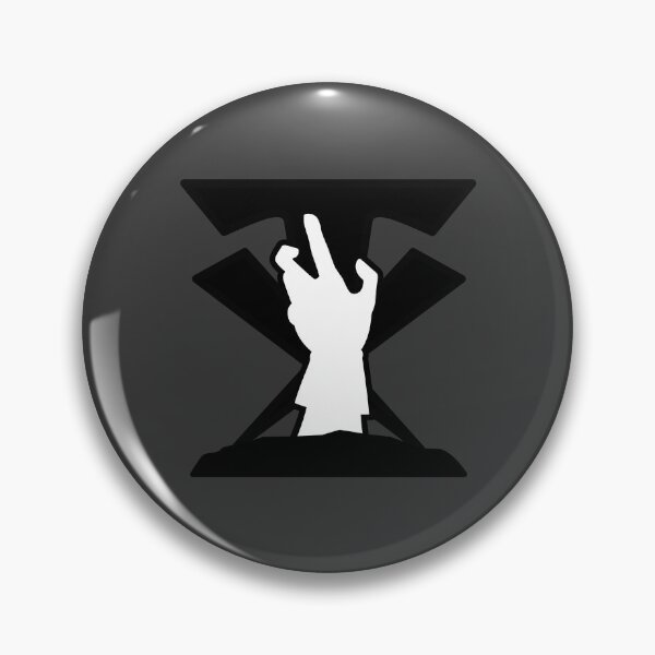 Item preview, HAND FROM GRAVE (White on Black) designed and sold by MaidenofIron157.