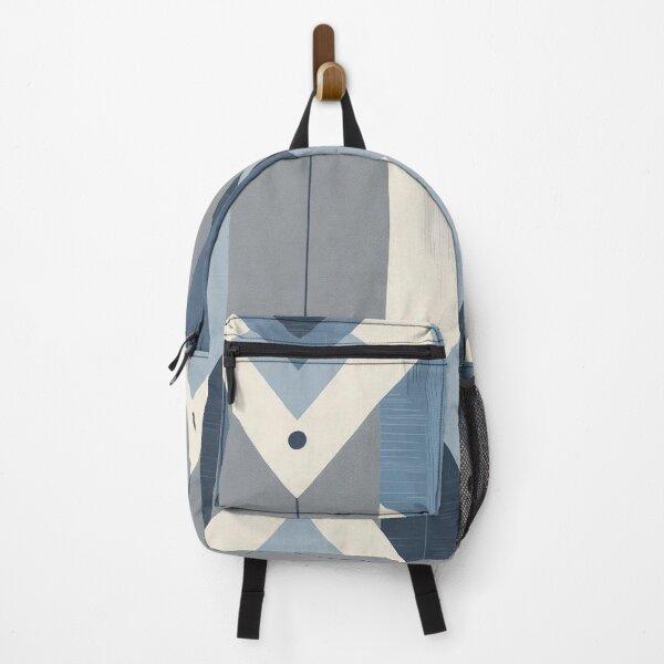 Item preview, Geometric Abstract Design with Blue Tones designed and sold by Rue Market.