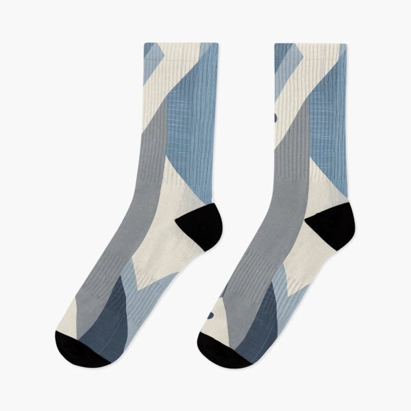 Item preview, Diseño geométrico abstracto con tonos azules designed and sold by Rue Market.