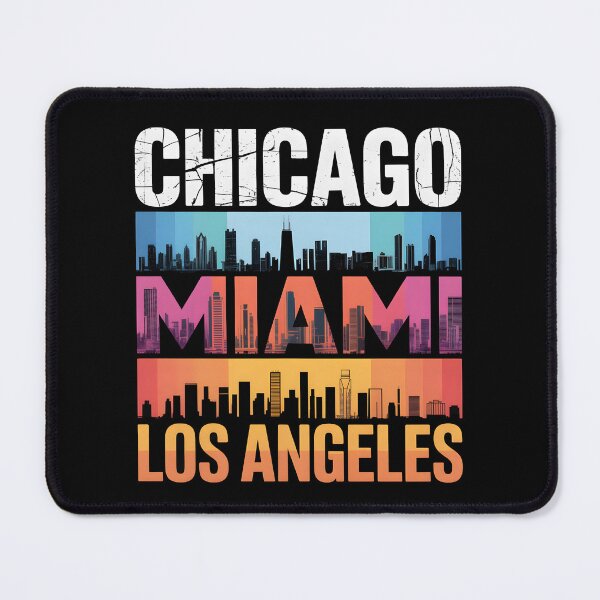 Item preview, Urban Legends Chicago, Miami & Los Angeles Skyline Vibes designed and sold by martindesignden.