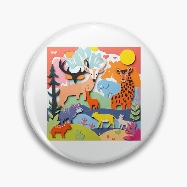 Item preview, Vibrant Wild Animal Collage designed and sold by sharon1210.