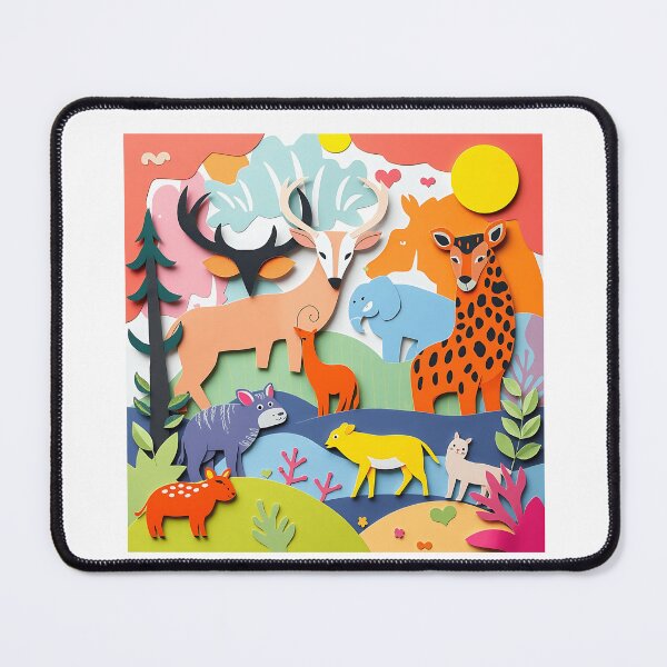 Item preview, Vibrant Wild Animal Collage designed and sold by sharon1210.