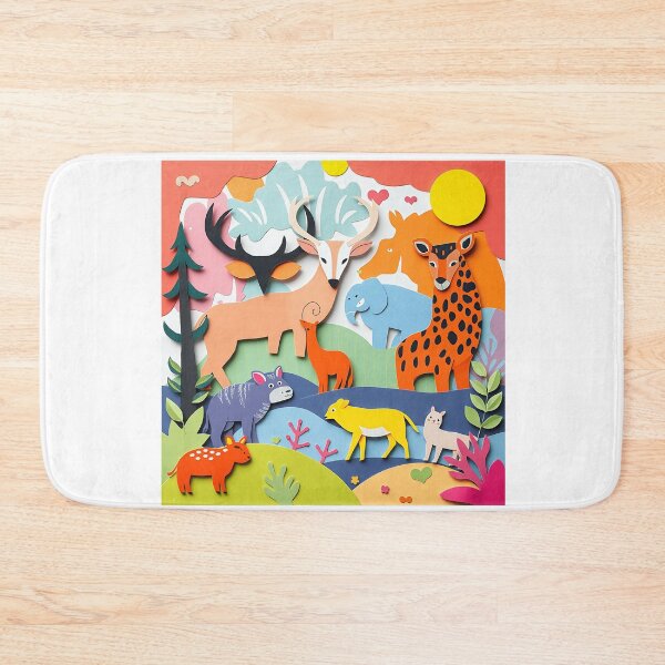 Item preview, Vibrant Wild Animal Collage designed and sold by sharon1210.