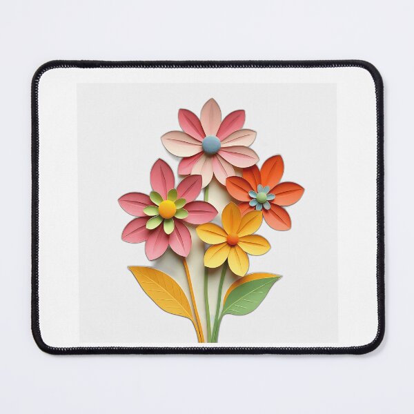Item preview, Vibrant Paper Collage Flowers designed and sold by sharon1210.