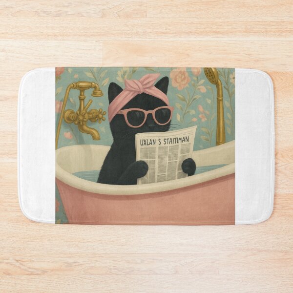Item preview, Cat in the bath tub designed and sold by Silverluuna.