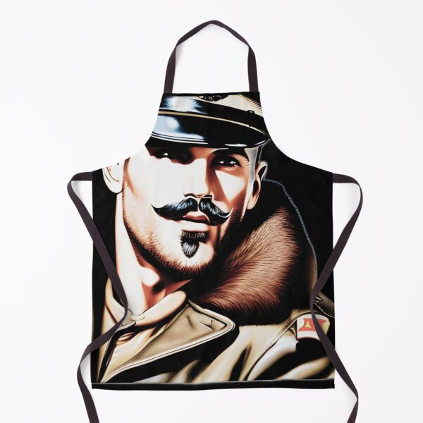 Item preview, Gay Pride 1940's Leather Military Airman Daddy Berlin Leder Pride Graphic Design designed and sold by ItsAKinkThing.