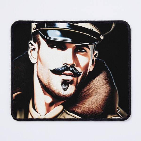 Item preview, Gay Pride 1940's Leather Military Airman Daddy Berlin Leder Pride Graphic Design designed and sold by ItsAKinkThing.