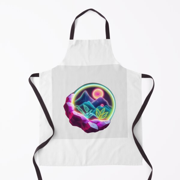 Item preview, Retro Neon Nature-Tech Fusion designed and sold by sharon1210.