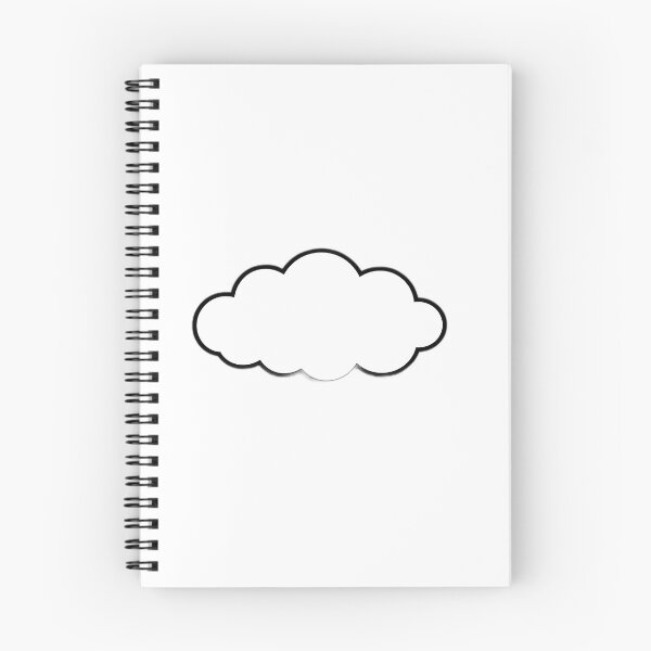 Item preview, Monochrome Minimalist Cloud Art designed and sold by sharon1210.