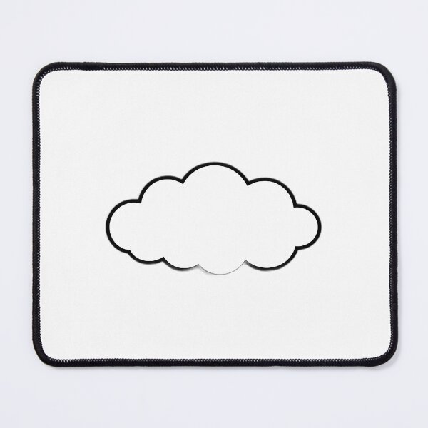 Item preview, Monochrome Minimalist Cloud Art designed and sold by sharon1210.
