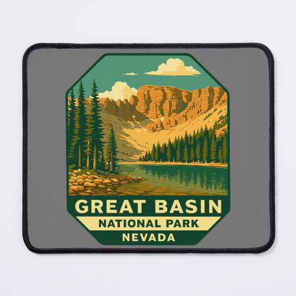 Item preview, Great Basin National Park Retro Desert Mountain Sticker designed and sold by Ismeal Von.