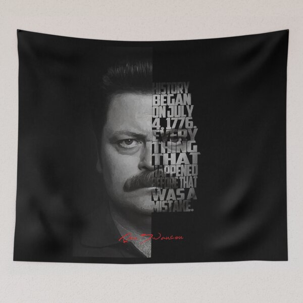 Item preview, Ron Swanson Quote Poster – Parks and Rec designed and sold by Enea Kelo.