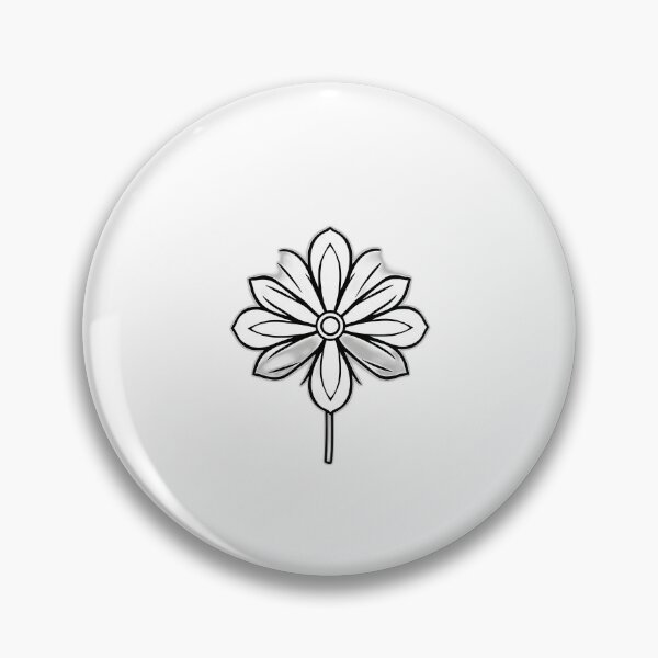 Item preview, Minimalist Black-Line Flower Art designed and sold by sharon1210.