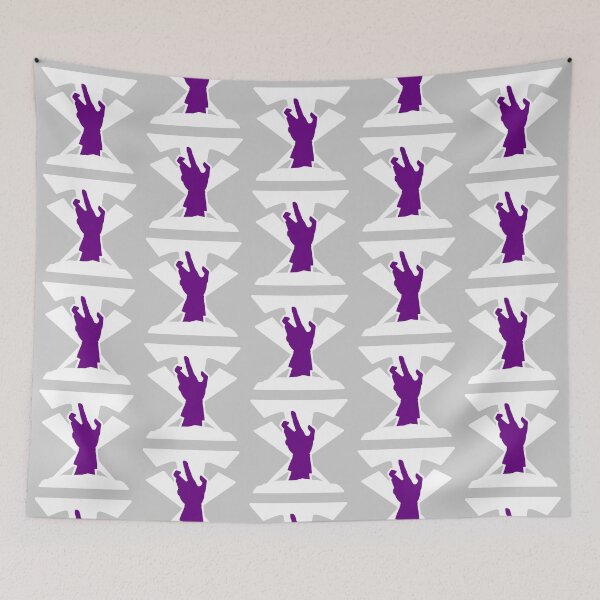 Item preview, HAND FROM GRAVE (Purple on White) designed and sold by MaidenofIron157.