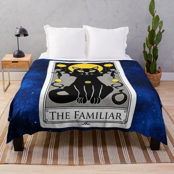 Item preview, The Familiar – Enchanted Tarot Cat designed and sold by MysticOzzy.