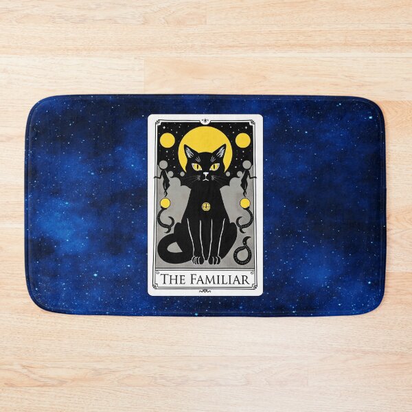 Item preview, The Familiar – Enchanted Tarot Cat designed and sold by MysticOzzy.