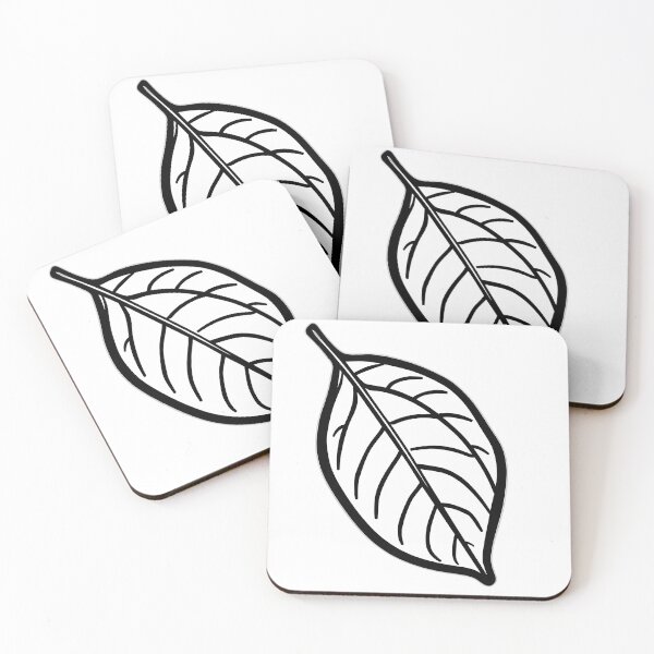 Item preview, Minimalist Black Line Leaf Art designed and sold by sharon1210.