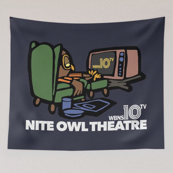 Item preview, Nite Owl Theatre - Retro Defunct Horror Host Movie TV Series designed and sold by darklordpug.